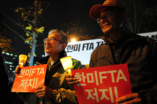일본인도 한미 FTA 반대